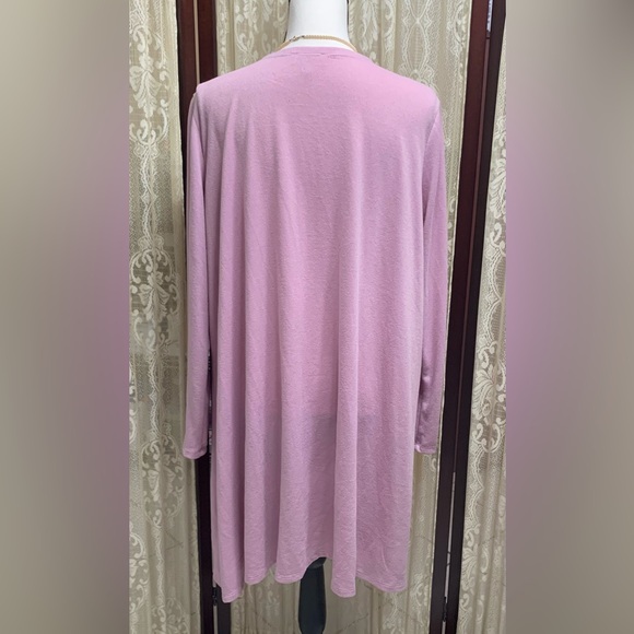 LULAROE LONG LENGTH OPEN FRONT CARDIGAN DUSTER - SZ. LARGE - Picture 3 of 7